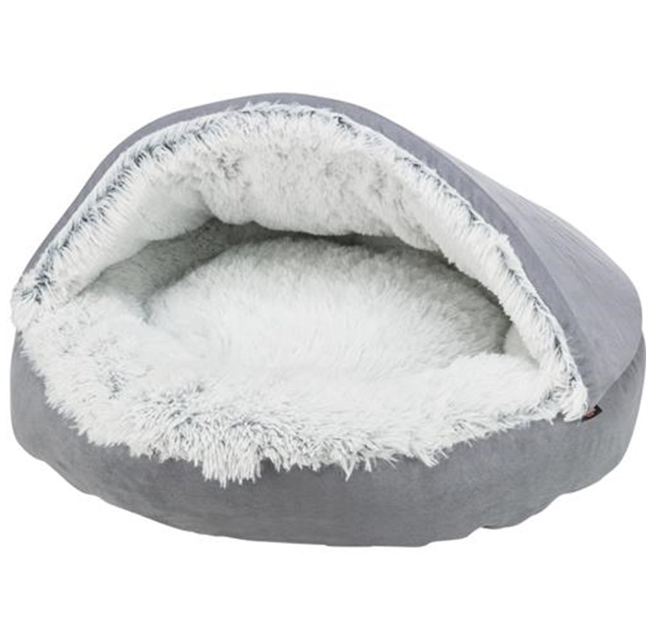 Hundar - Trixie Cave Bed Harvey ø 70 cm grey - TX38037