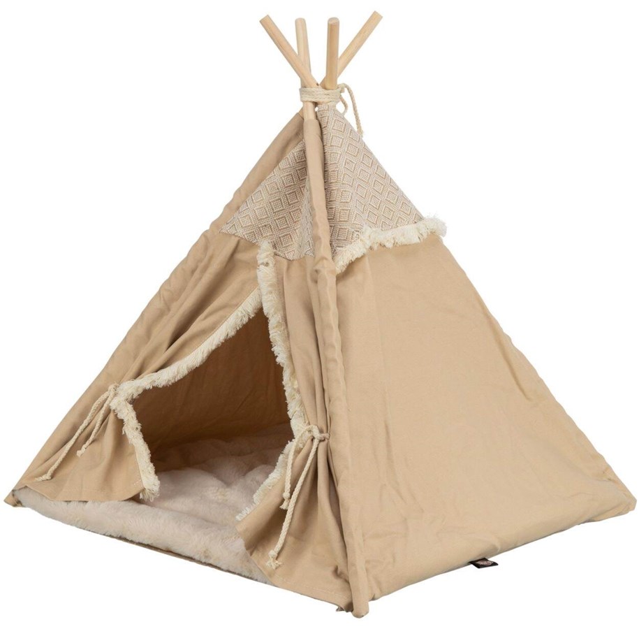 Hundar - Trixie Boho tipi 55 × 65 × 55 cm beige - TX38211
