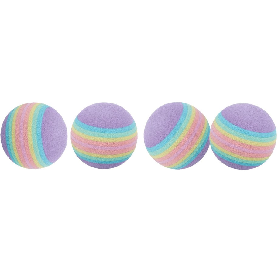 Katter - Trixie Set of Rainbow Balls ø 4 cm - TX4097