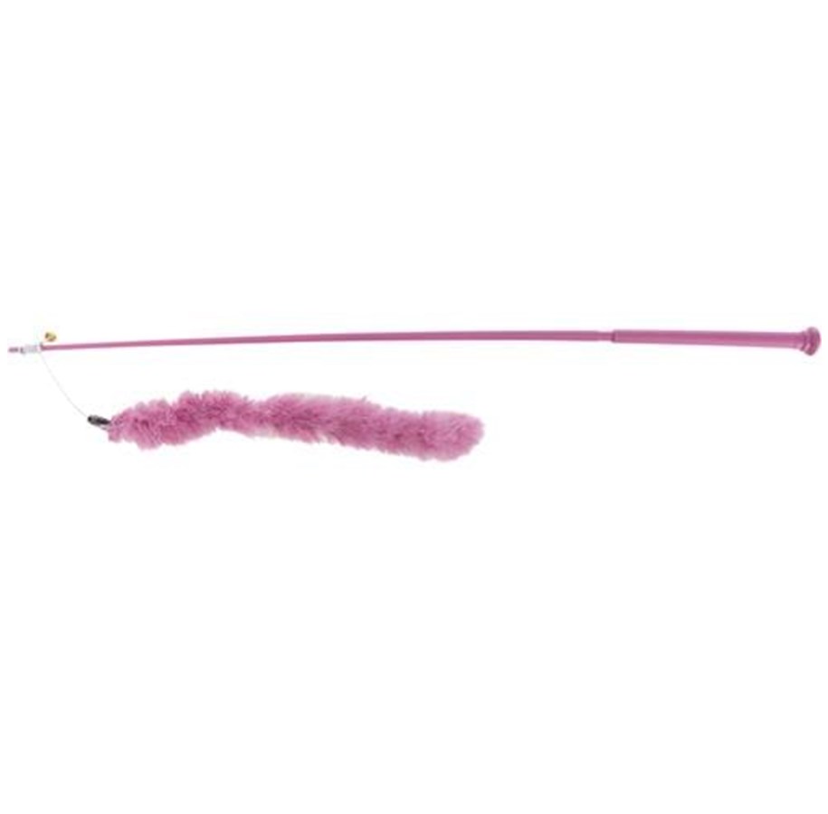 Katter - Trixie Play Rod XXL with Feather Boa 65 cm assorted colours - TX45489