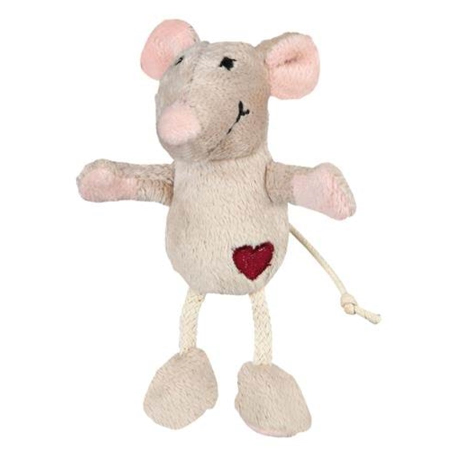 Katter - Trixie Mouse 11 cm beige - TX45579