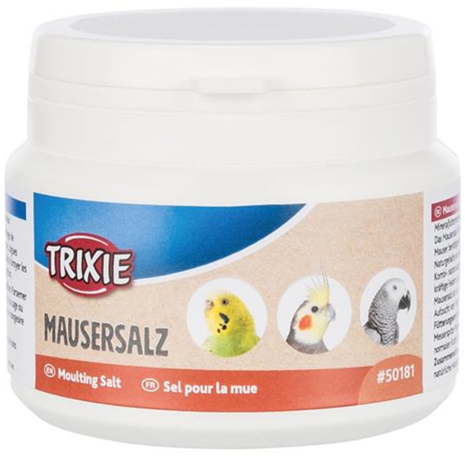 Fågelmat, snacks och vitaminer - Trixie Moulting salt 150 g - TX50181