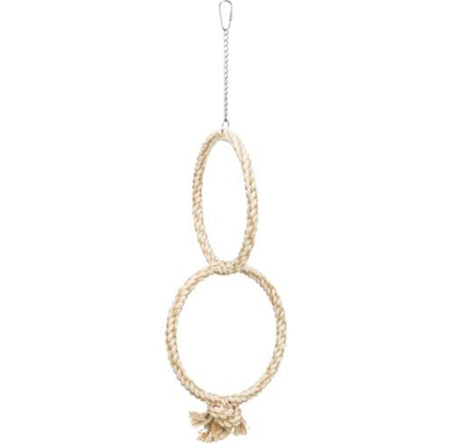 Fågelleksaker - Trixie Rope rings ø 16 cm - TX51690
