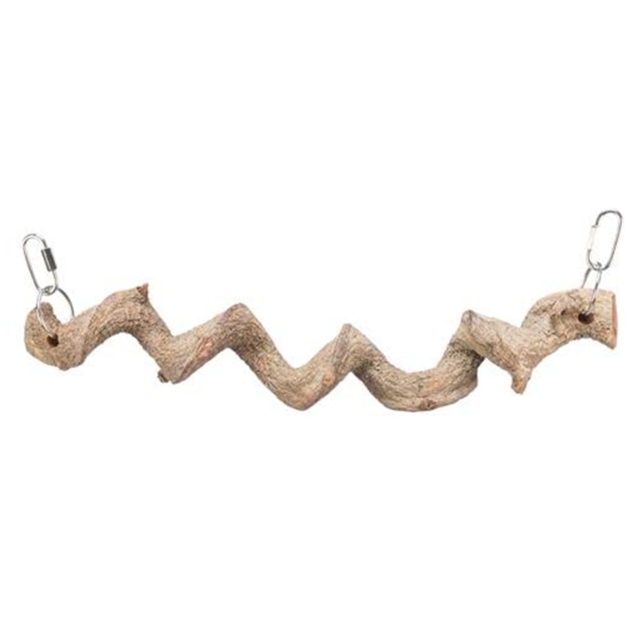 Fågelleksaker - Trixie Hanging perch dragon wood 36 cm/ø 25 mm - TX58744