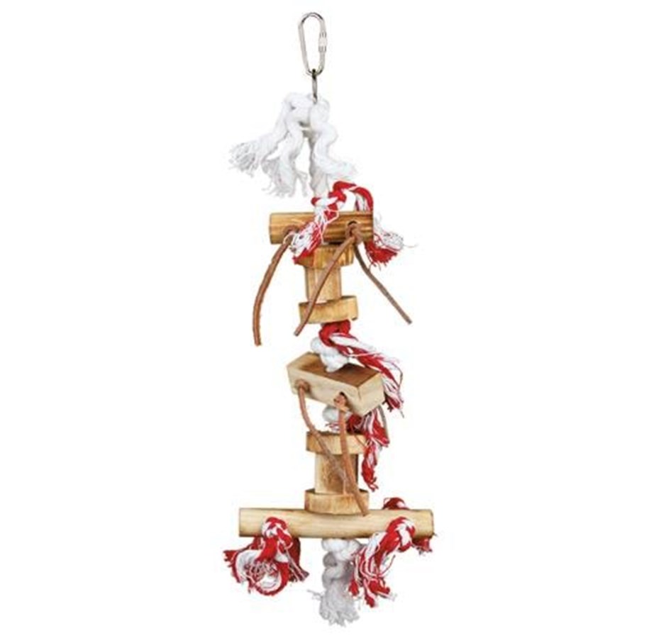 Fågelburar, hus och tillbehör - Trixie Wooden Toy 35 cm - TX58844