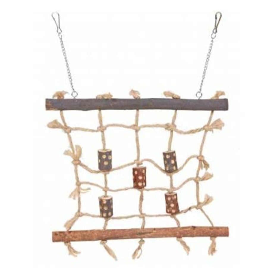 Fågelleksaker - Trixie Rope Climbing Wall 27 × 24 cm - TX5893