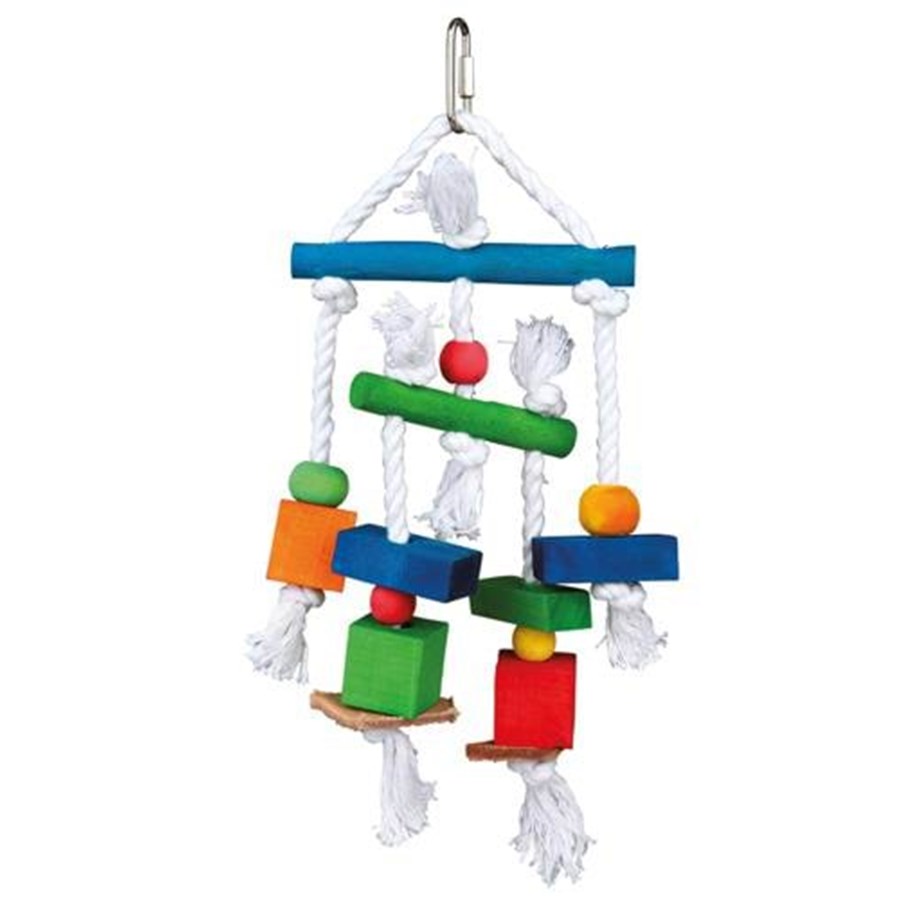 Fågelleksaker - Trixie Wooden Toy 24 cm - TX58985