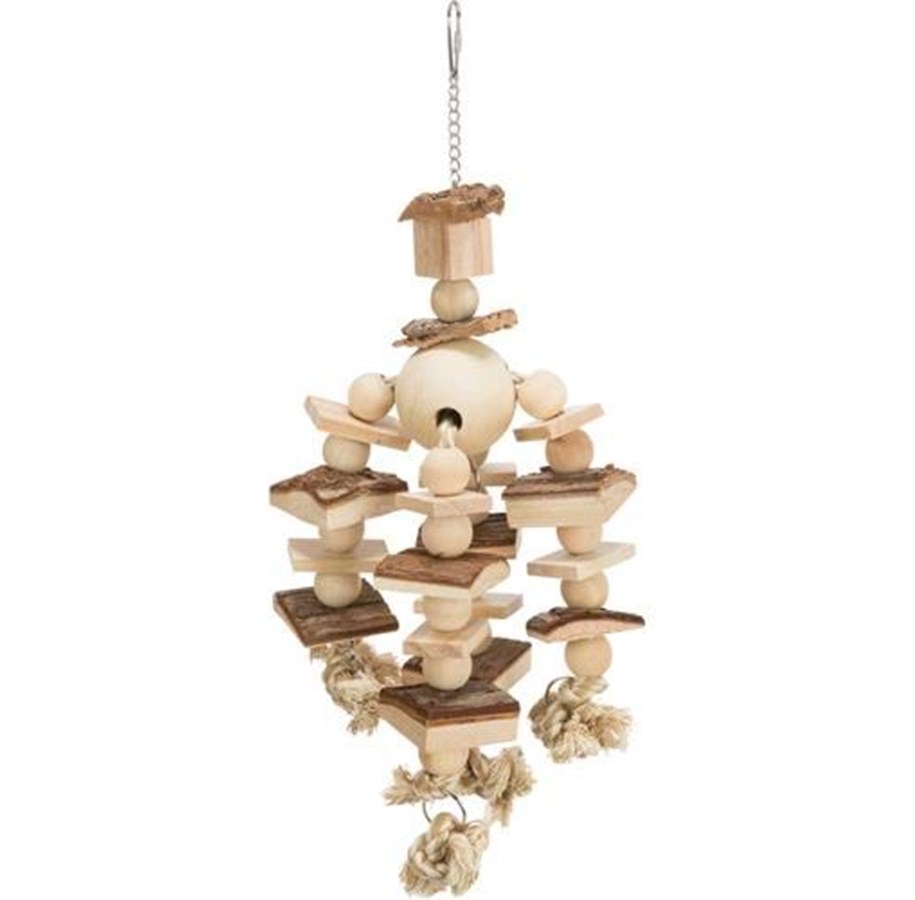 Fågelleksaker - Trixie Wooden Toy 35 cm - TX58986