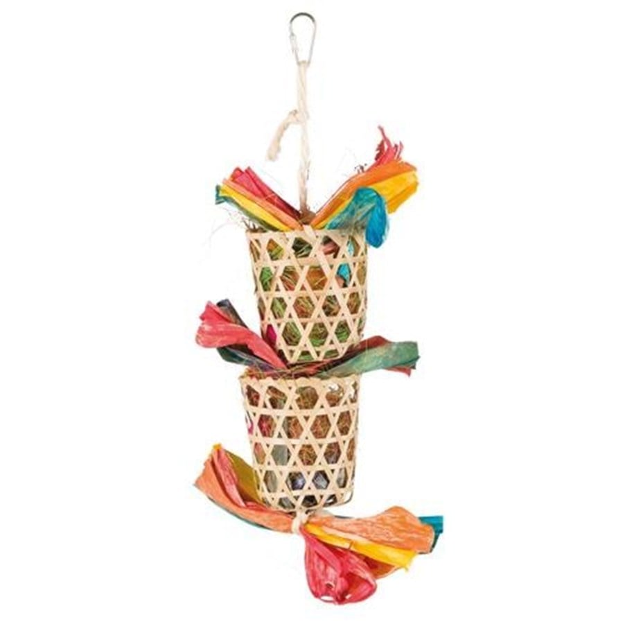 Fågelleksaker - Trixie Toy on a Sisal Rope 35 cm - TX58990