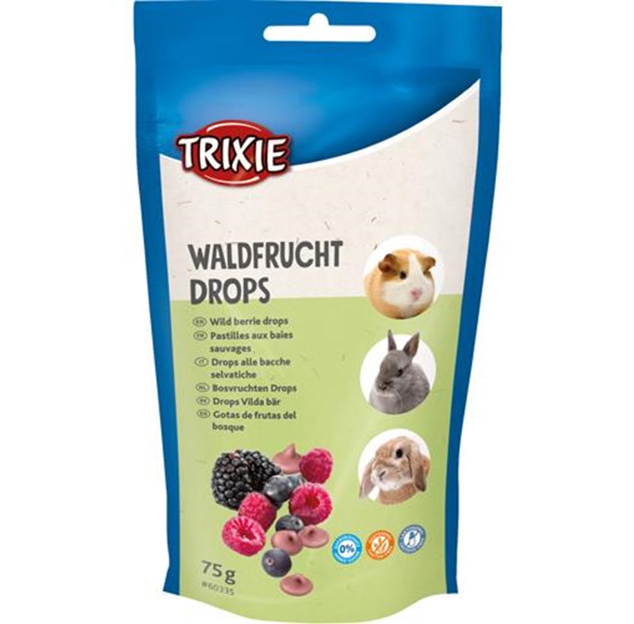 Gnagare - Trixie Wild berry drops 75g - TX60335
