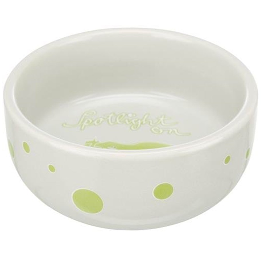 Gnagare - Trixie Ceramic Bowl guinea pig 250 ml/ø 11 cm assorted colours - TX60738
