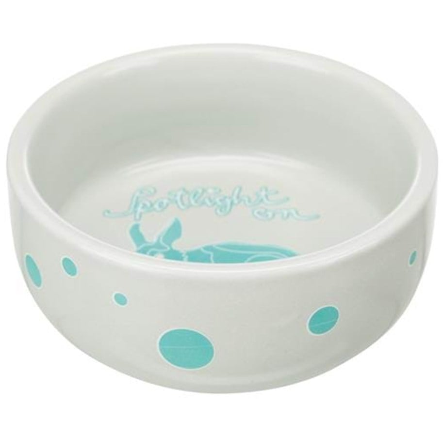 Gnagare - Trixie Ceramic Bowl rabbit 250 ml/ø 11 cm assorted colours - TX60739
