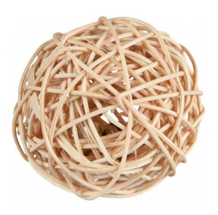 Gnagare - Trixie Rattan Ball ø 4 cm - TX61822