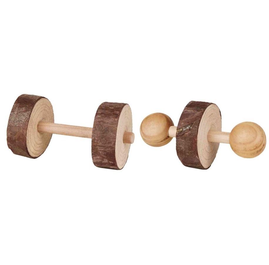 Gnagare - Trixie Set of Dumbbells ø 4.5 cm/9 cm - TX6195