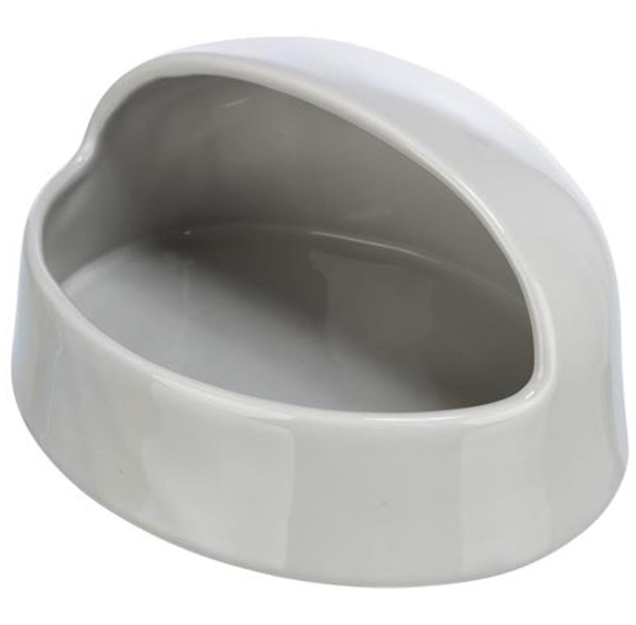 Gnagare - Trixie Sand bath degus/hamster ceramic 20 × 10 × 16 cm grey - TX63009