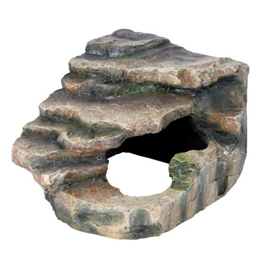 Habitat décor - Trixie Corner Rock with Cave and Platform 16×12×15 cm - TX76194