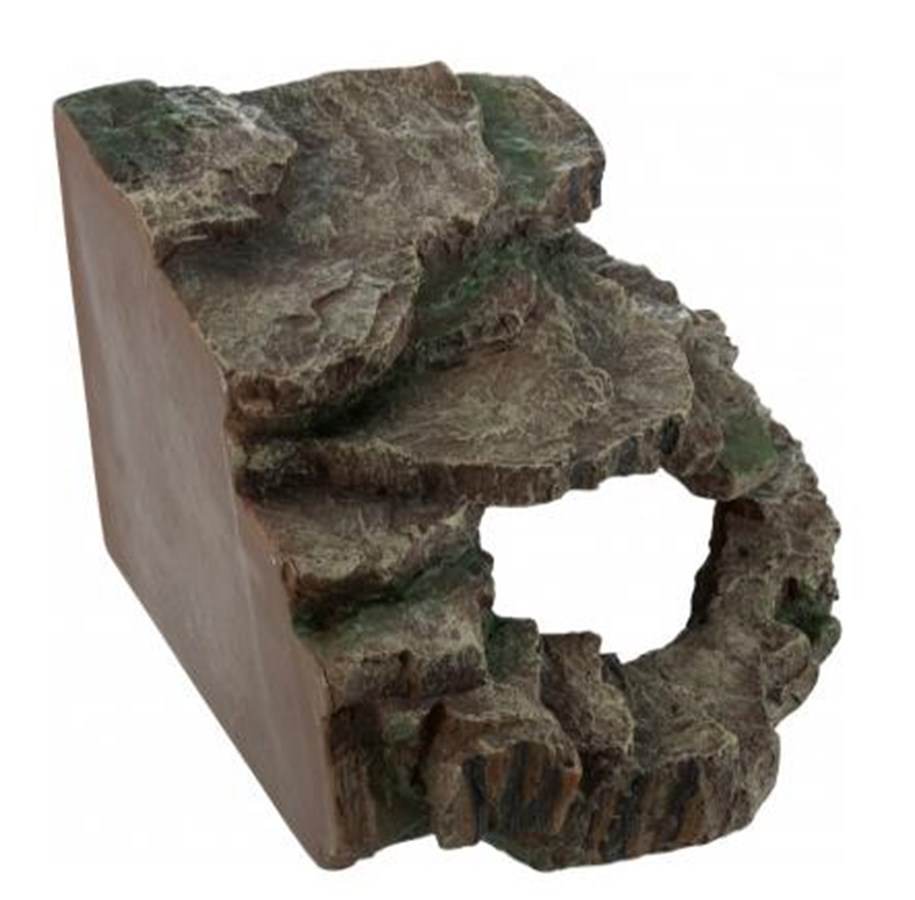 Fisk - Trixie Corner Rock with Cave and Platform 26 x 20 x 26cm - TX76196
