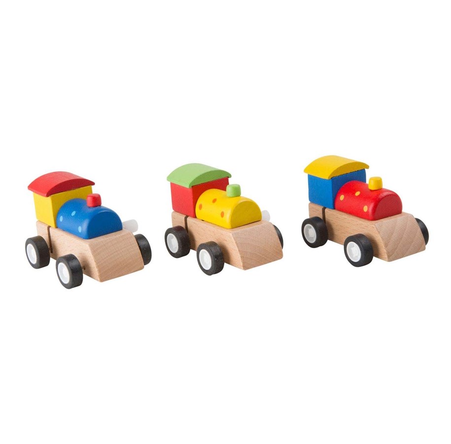 Figure - Small Foot - Wooden Train Wind Up per piece - 11016