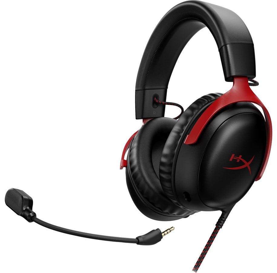 Hörlurar / Headset - HyperX Cloud III - Svart/Röd *DEMO* - 727A9AA