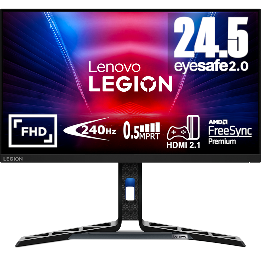 Skärm - 25" Lenovo Legion R25f-30 - 1920x1080 - 240Hz - VA - 2x 3W högtalare - 67B8GACBEU