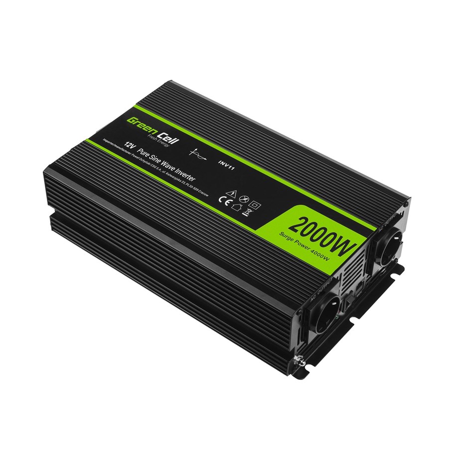 D/A-omvandlare (DAC) - Green Cell DC to AC power inverter - 2000 Watt - INV11