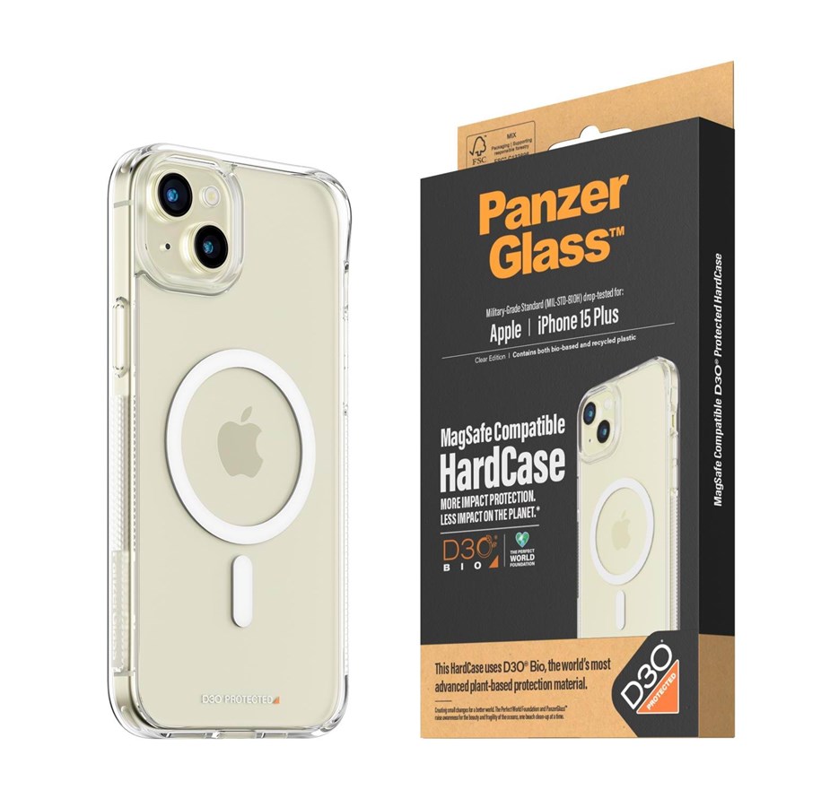 Mobile - Covers & Cases - PanzerGlass HardCase MagSafe Compatible with D3O iPhone 15 Plus - PANZER1182