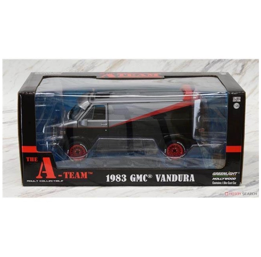 Modellbil - Greenlight 1983 GMC Vandura the a-Team 1983-1987 TV Series 1 by 24 Die-Cast Model Cars - 0819725022262