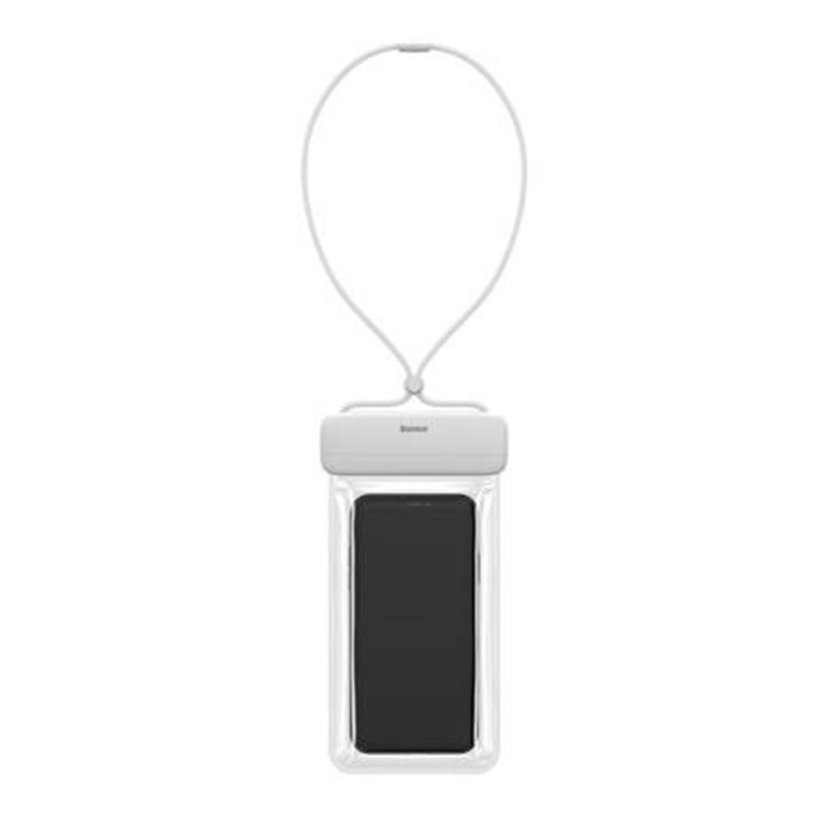 Mobile - Covers & Cases - Baseus Let's Go Universal waterproof case for smartphones (white) - ACFSD-D02