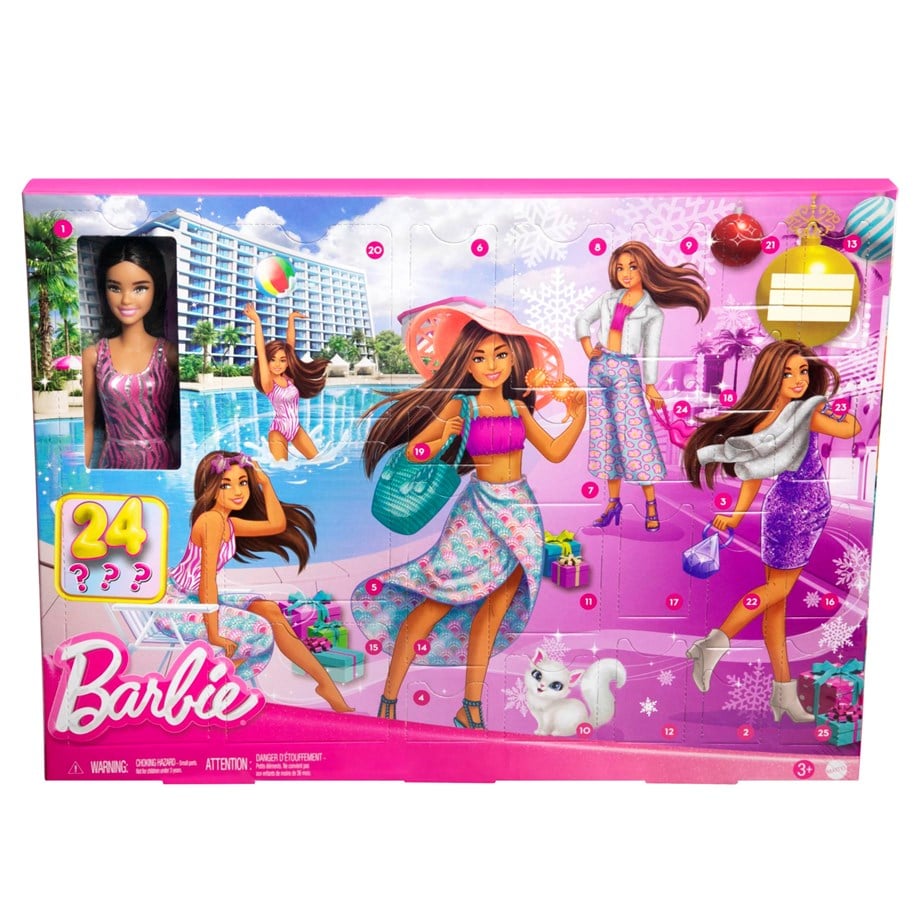Julkalender - Barbie Fashionista Advent Calendar 2024 - HKB09