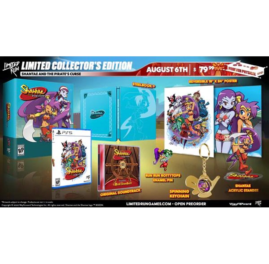 Lot De 5 Jeux Shantae Collector's Edition – PS5 – Neuf Sous Blister – Limited Run Games
