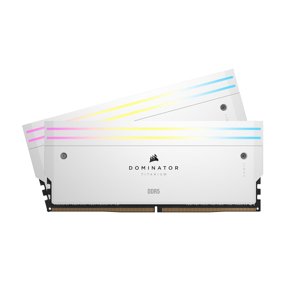 RAM - Corsair Dominator Titanium DDR5-7200 - 48GB - CL36 - Dual Channel (2 pcs) - Intel XMP - Vit med RGB - CMP48GX5M2X7200C36W