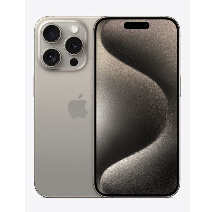 Mobile - Apple iPhone 15 Pro 128GB - Titanium - MTUX3QN/A