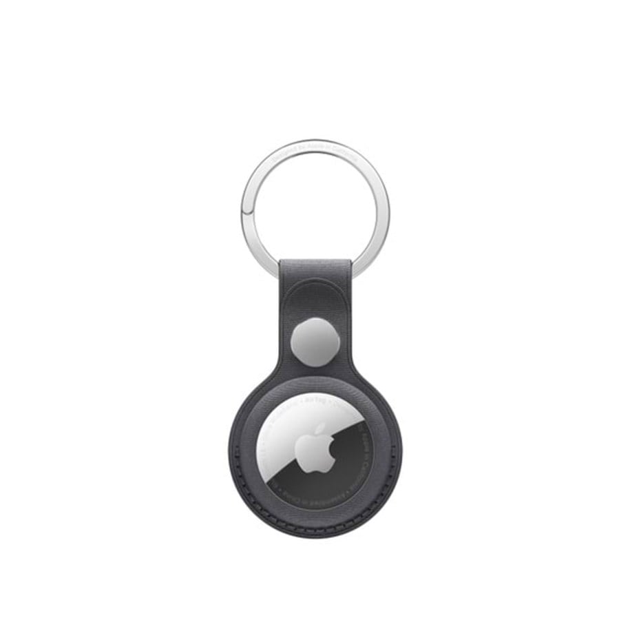 Andra mobiltillbehör - Apple AirTag FineWoven Key Ring - Black - MT2H3ZM/A