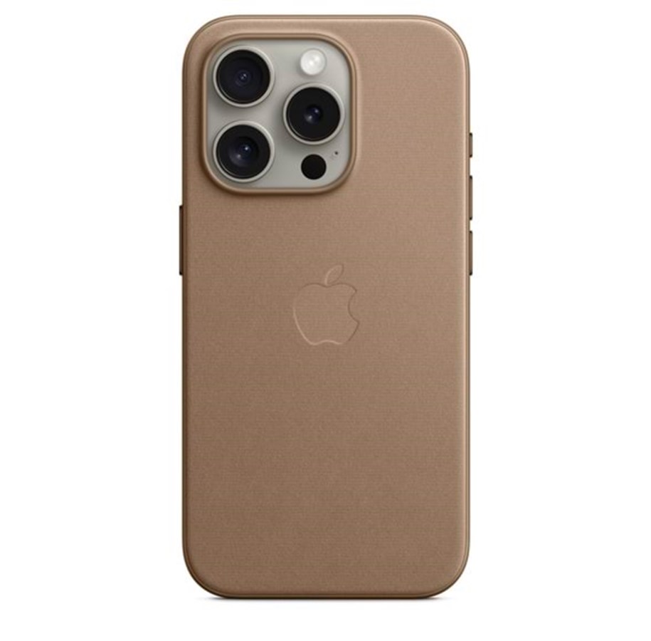 Mobile - Covers & Cases - Apple iPhone 15 Pro FineWoven Case with MagSafe - Taupe - MT4J3ZM/A