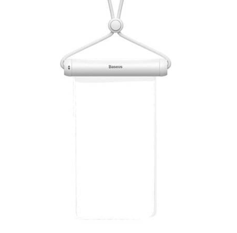 Mobile - Covers & Cases - Baseus Cylinder Slide-cover waterproof smartphone bag (white) - FMYT000002