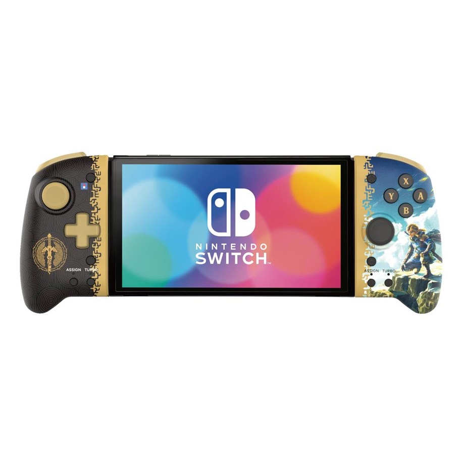 Spel Tillbehör - HORI Split Pad Pro (The Legend of Zelda: Tears of the Kingdom) - Wired Controller - Nintendo Switch - NSW-432U
