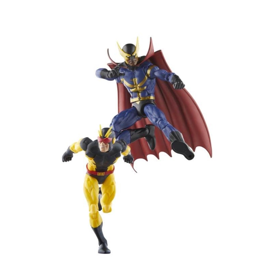 Figure - Hasbro Marvel Legends Series - Squadron Supreme (Marvel's Nighthawk & Marvel's Blur) 15cm - F70445L00