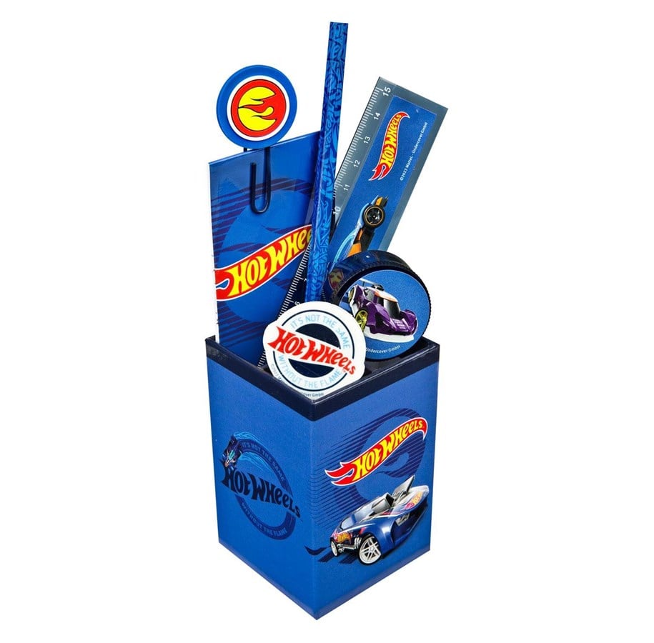 Kreativa spel - Hot Wheels Desk set 7 pieces. - HWES5523