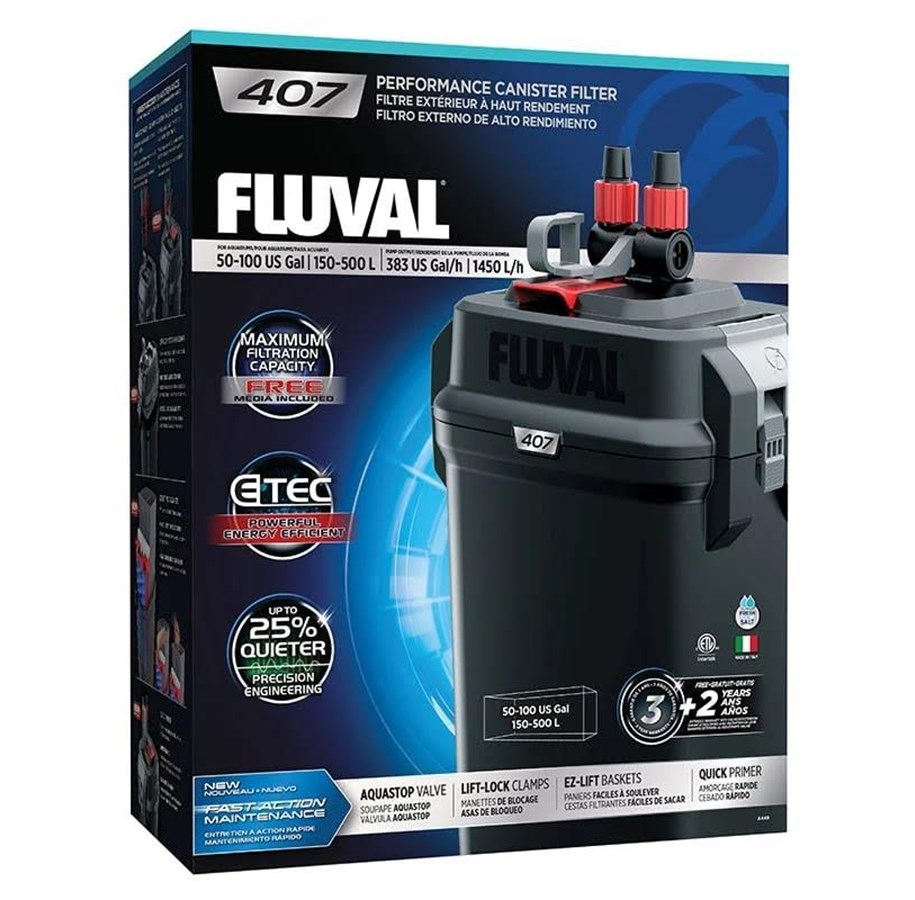 Fisk - FLUVAL 407 Canister Filter 150-500L - FV-4500
