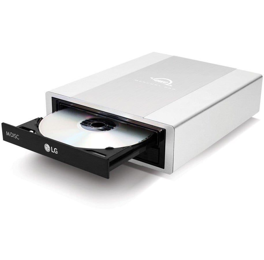 Optisk enhet (DVD / BR / Floppy) - OWC Mercury Pro 16X - Bluray-ROM (Läsare) - USB 3.0 - Svart - OWCMR3UBDRW16