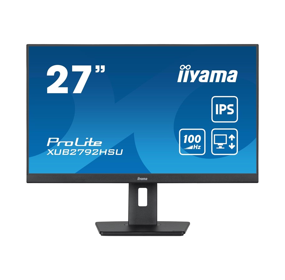 Skärm - 27" iiyama ProLite XUB2792HSU - 1920x1080 - 100Hz - IPS - XUB2792HSU-B6