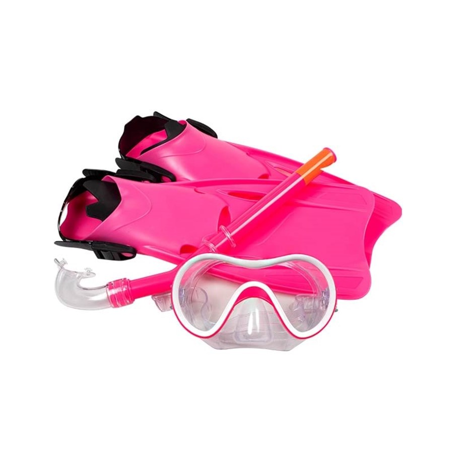 Vattenlek - ASG Snorkel Set Junior Pink S - ASG3004PINKS