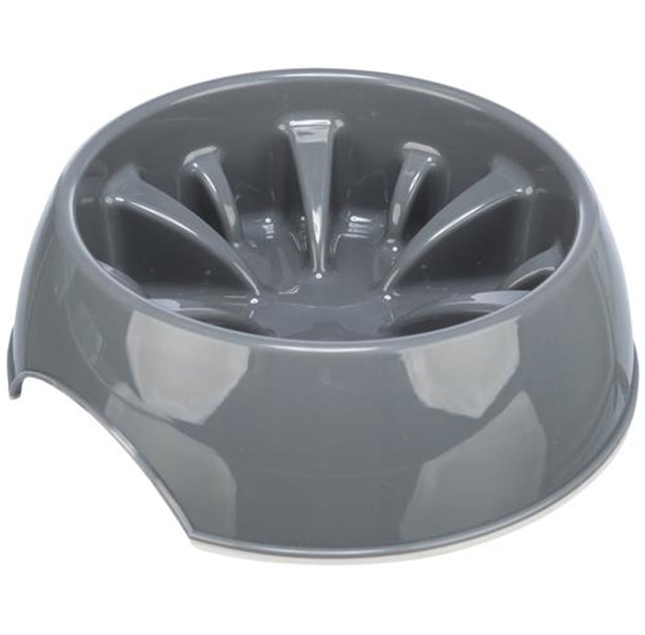 Katter - Trixie Slow Feeding bowl plastic/TPR 0.3 l/ø 16 cm (Assorted) - 4011905250267