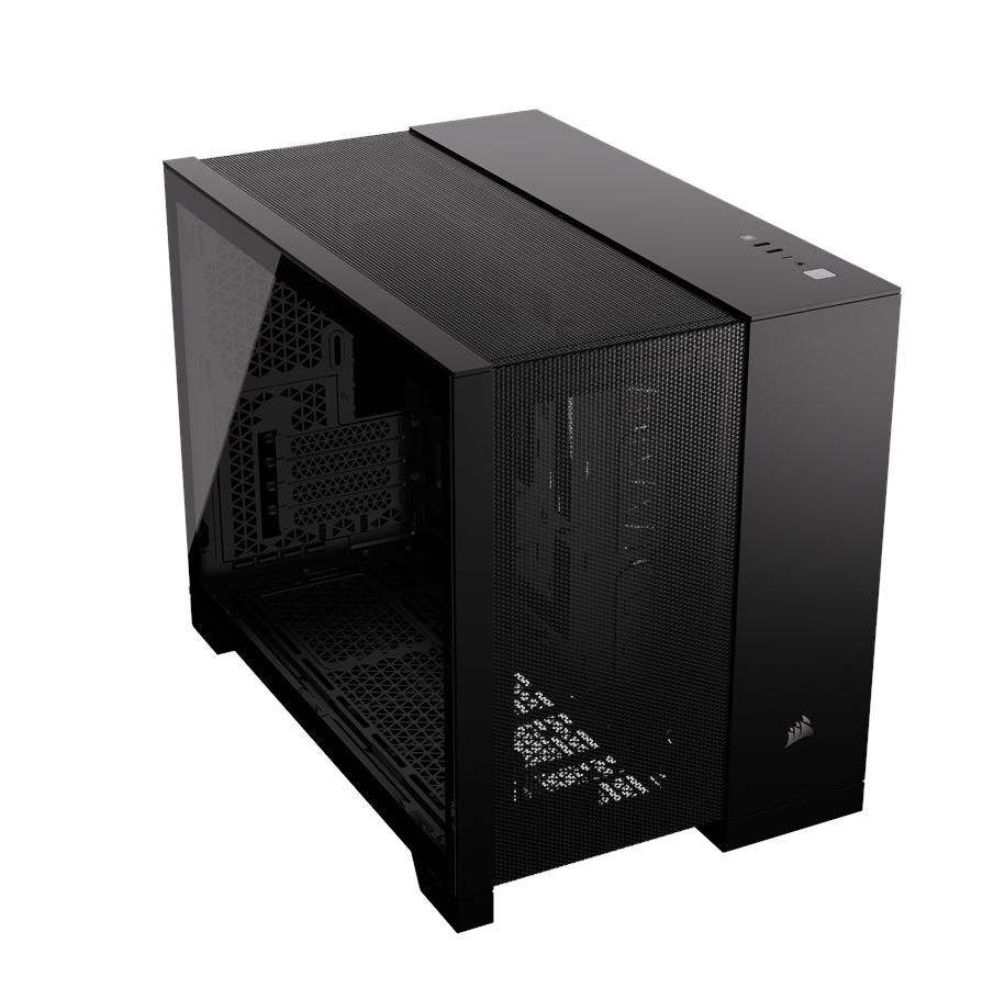 Chassi - Corsair 2500D Airflow - Dual Chamber - Chassi - Minitower - Svart - CC-9011263-WW