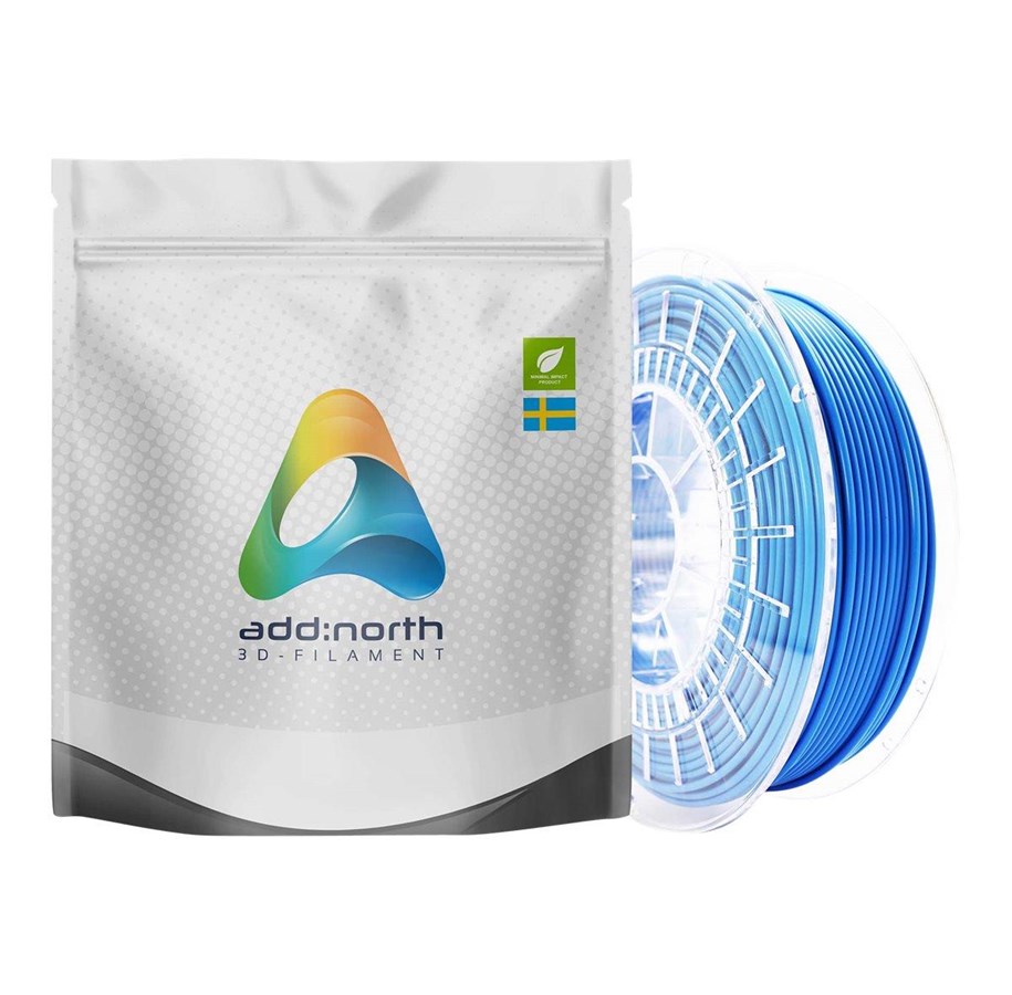 Filament/Harts - 3D-skrivare - ADDNORTH E-PLA - medium blue - PLA filament - ANEP17MEB