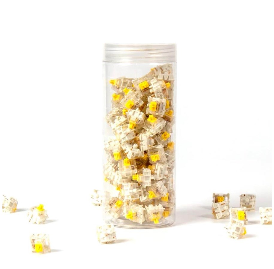 Systemtillbehör - Keychron Switch set - Gateron Silent Yellow Switch set - 110pcs - G49
