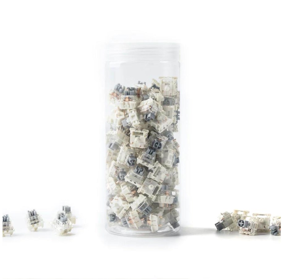 Systemtillbehör - Keychron Switch set - Gateron G Pro 3.0 Silver Switch set - 110pcs - G186
