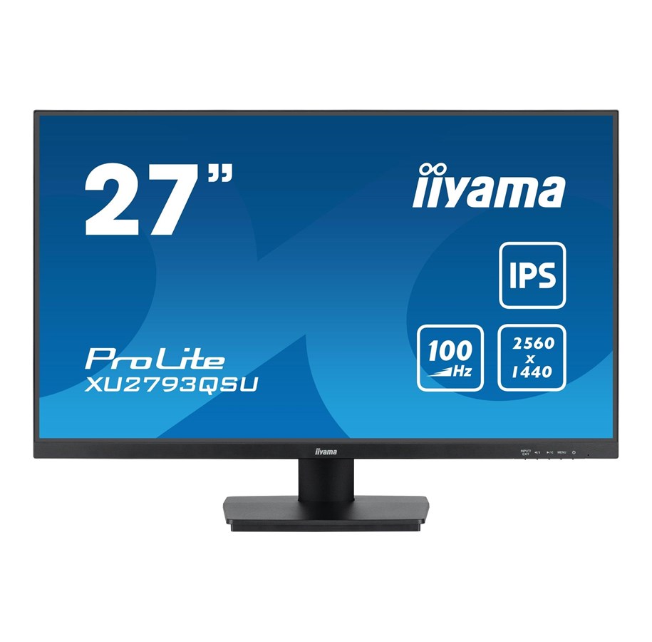 Skärm - 27" iiyama ProLite - 2560x1440 - 100Hz - IPS - USB HUB - XU2793QSU-B6