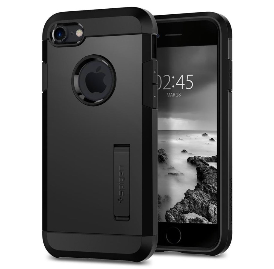 Mobile - Covers & Cases - Spigen Tough Armor 2 - black - iPhone 8/7 *DEMO* - 054CS22216