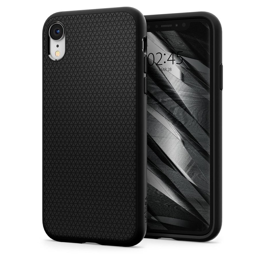 Mobile - Covers & Cases - Spigen Liquid Air - black - iPhone XR - 064CS24872